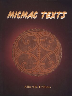 cover image of Micmac Texts